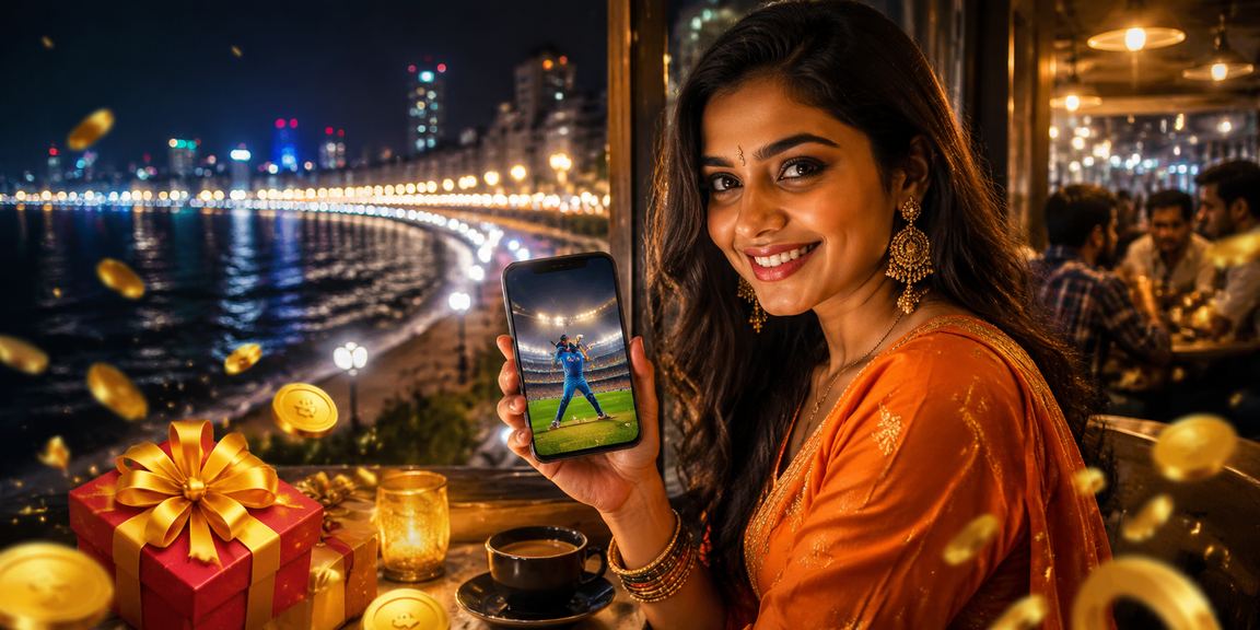 Mumbai Marine Drive cricket betting night market crowded with fans